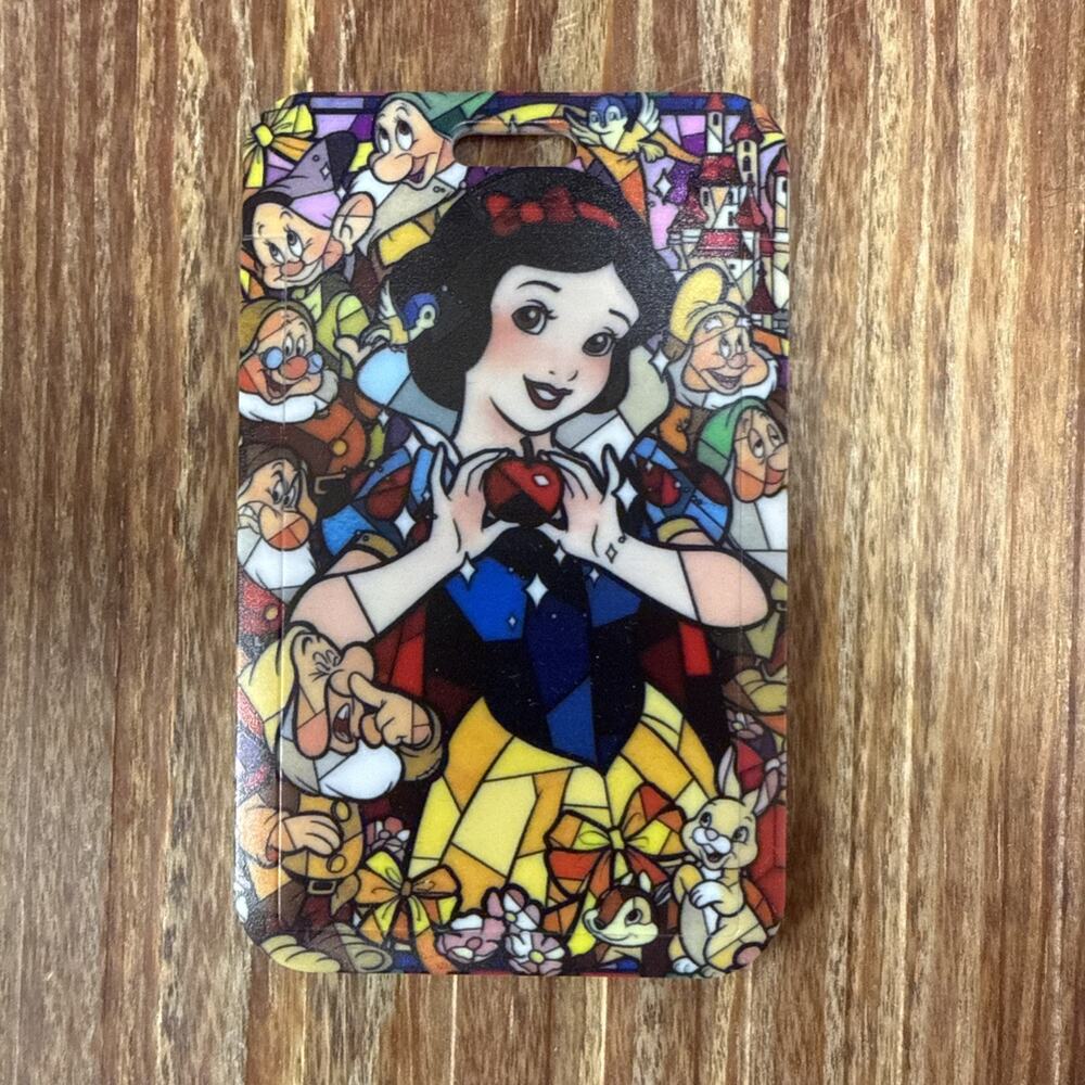 Snow White Badge ID Holder